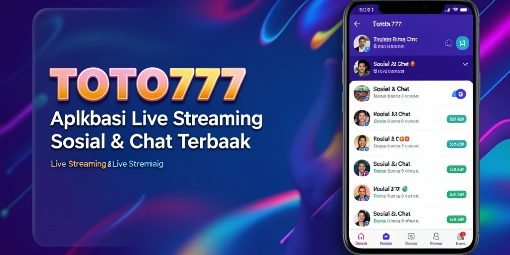 Antarmuka aplikasi TOTO777 yang interaktif dan mudah digunakan untuk Live Streaming.